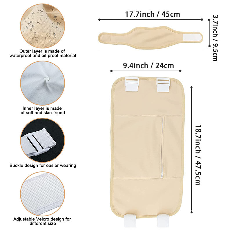 Reusable Castor Oil Wrap — Anti-Leakage & Hands-Free Therapy