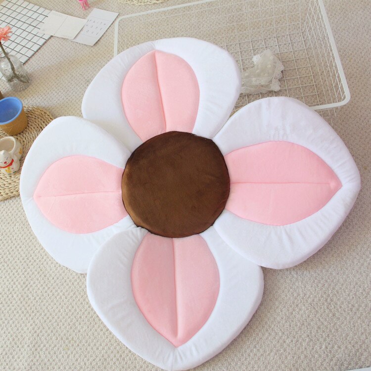 Baby Bath Mat Flower Sink Support for Newborn Bathing