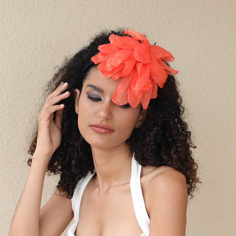 Oversized Handmade Flower Headband for Statement Style