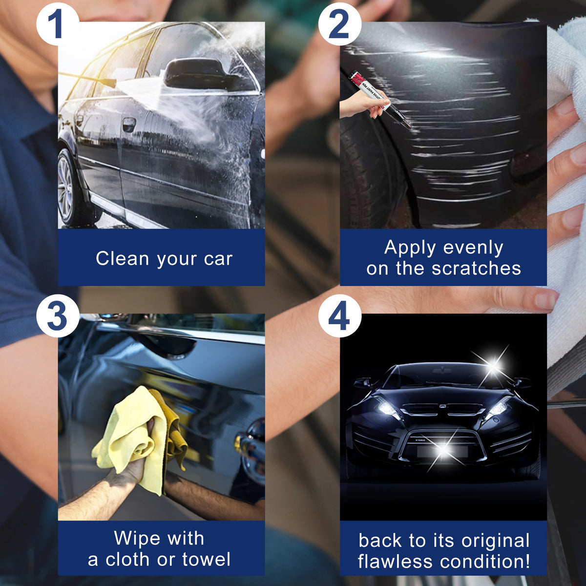 Automotive Paint Pen Set for Quick Scratch Touch-Ups