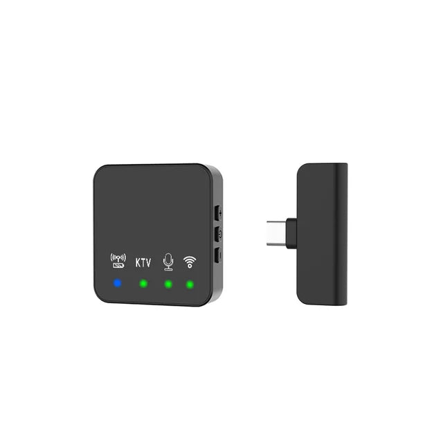 Wireless Lavalier Mic — Stable 20m Range, Advanced Noise