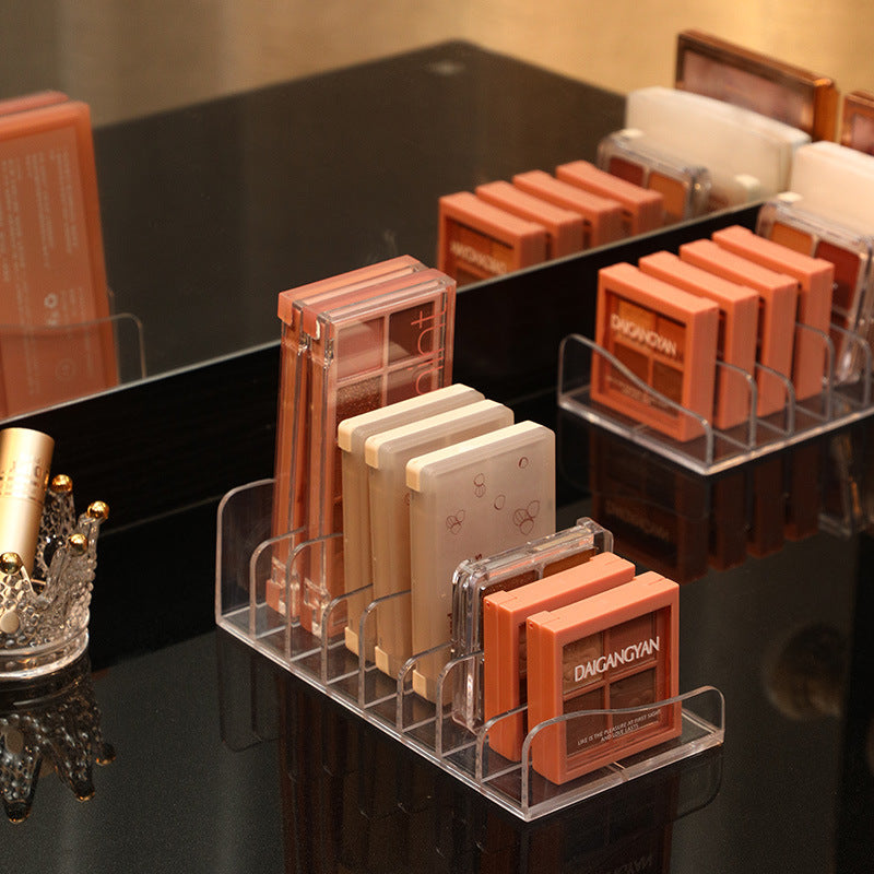 Eyeshadow Palette Rack, Clear Acrylic Upright Storage