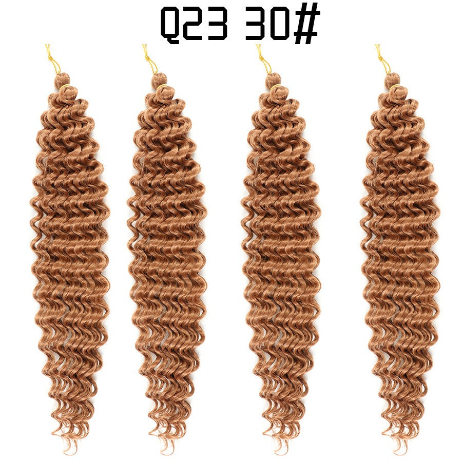 Deep Wave Crochet Hair Extensions For Fuller Volume