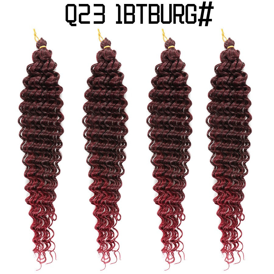 Deep Wave Crochet Hair Extensions For Fuller Volume
