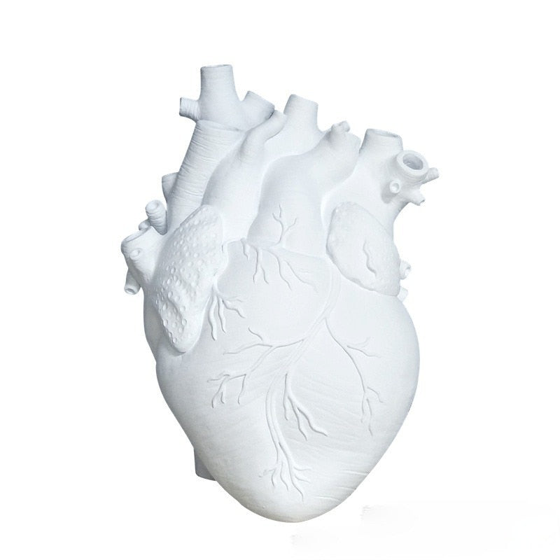 Heart Shape Flower Vase: Sculptural Decor for Dried Stems
