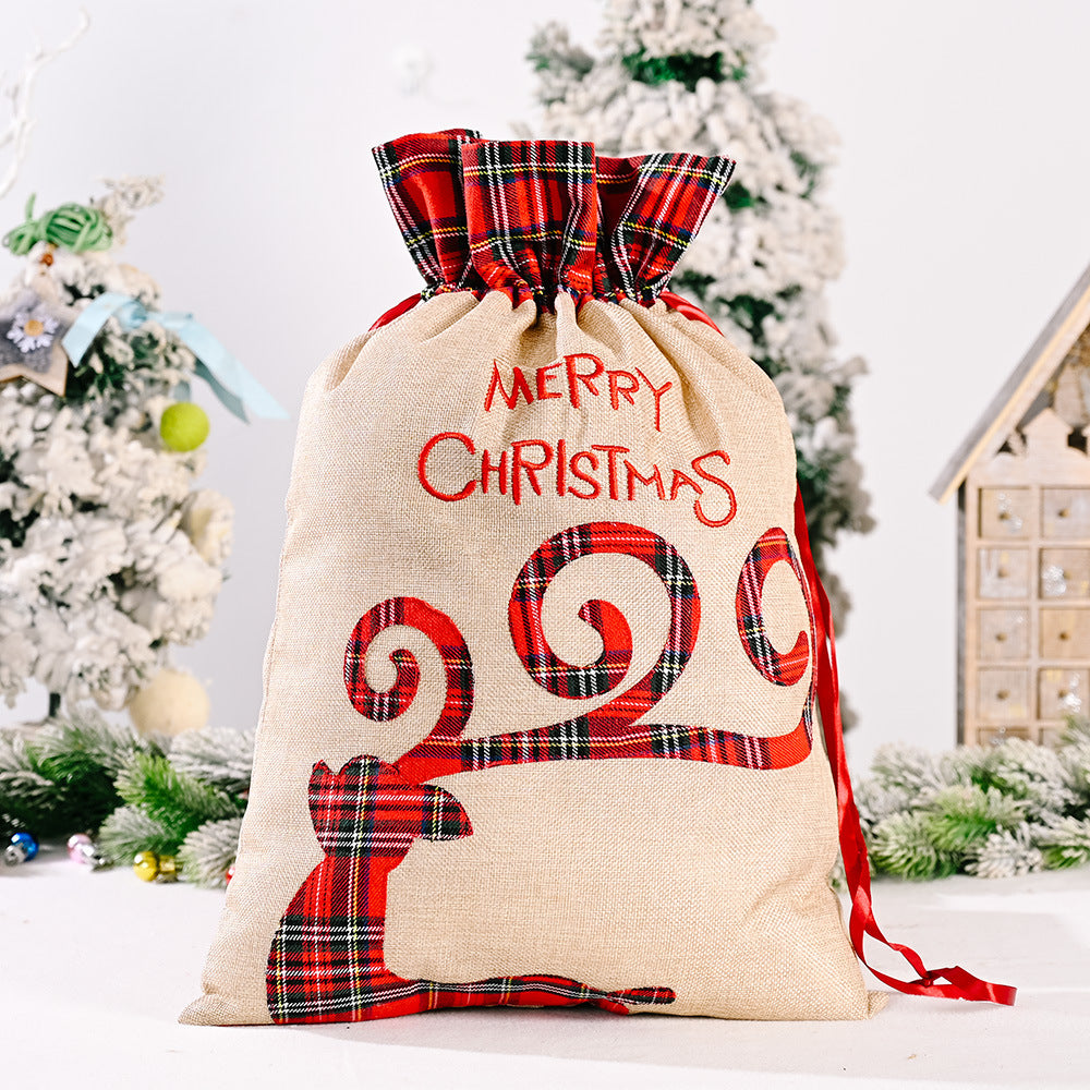 Christmas Gift Bag for Reusable Festive Gift Giving