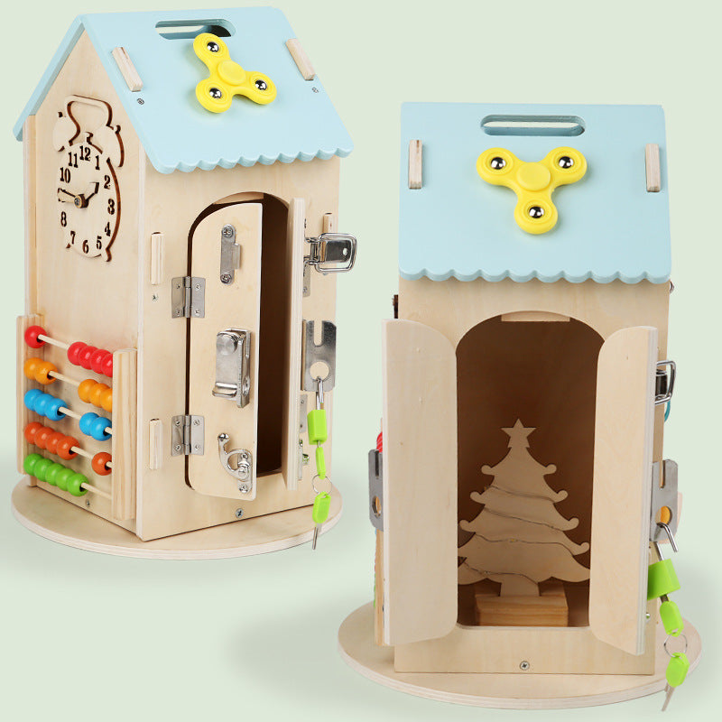 Montessori Busy House Toy for Hands-On Learning Play