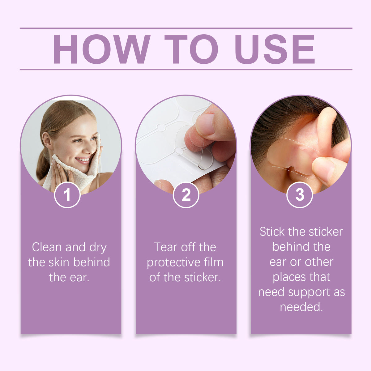 Elf Ear Adhesive Plasters for Quick Cosplay Styling