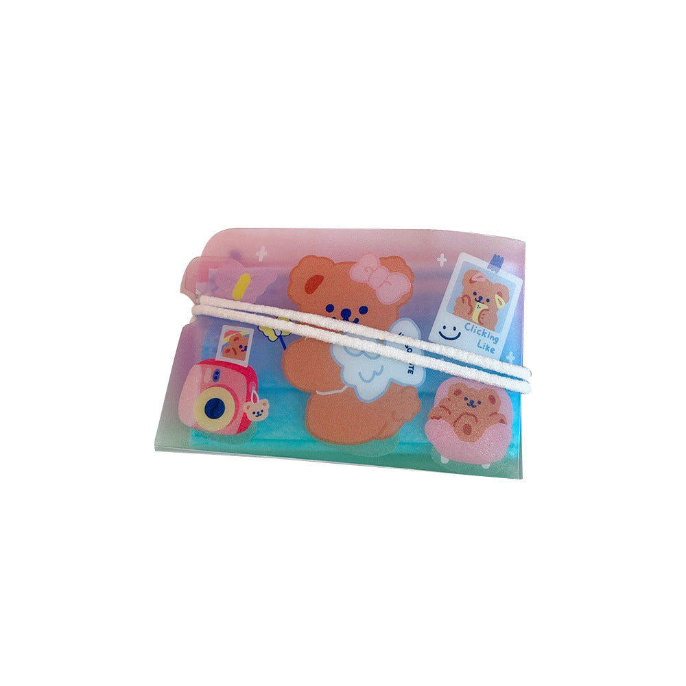 Cute Face Mask Storage Pouch for Students, Dust-Proof
