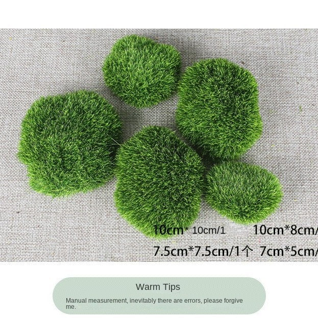 Artificial Moss Rocks for Lush Woodland Arrangements