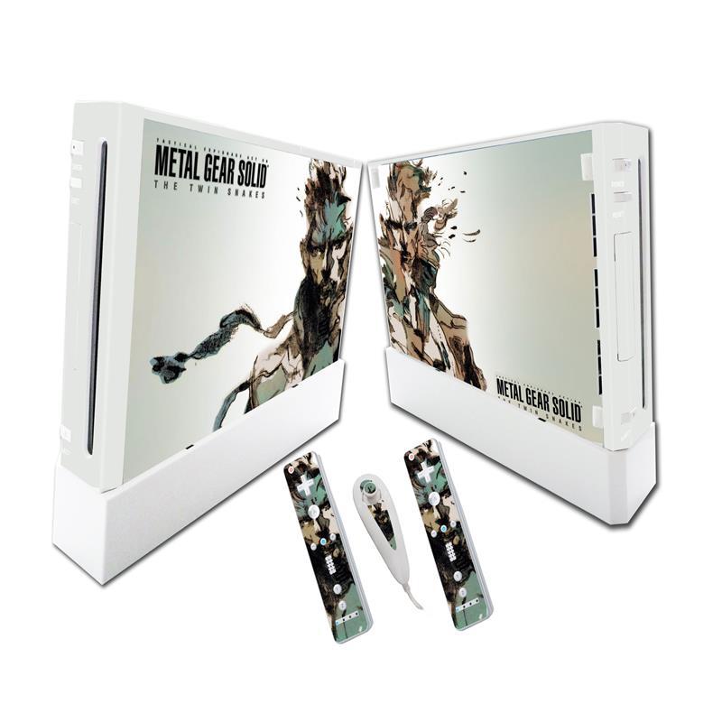 Wii Skin Decal Set: Custom Game Art for Console and Remotes