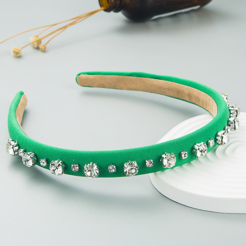 Rhinestone Hair Hoop for Instant Korean-Inspired Glamour