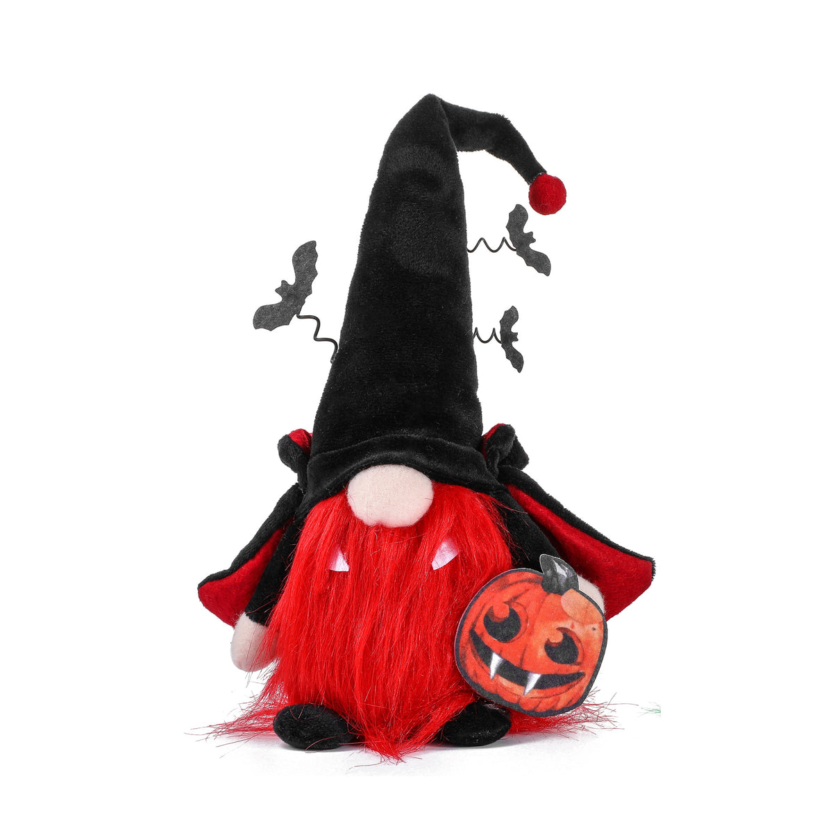 Halloween Pumpkin Doll Set for Spooky Tabletop Decor