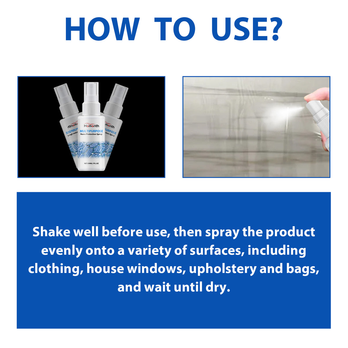 Nano Protection Spray for Tile, Glass & Countertops