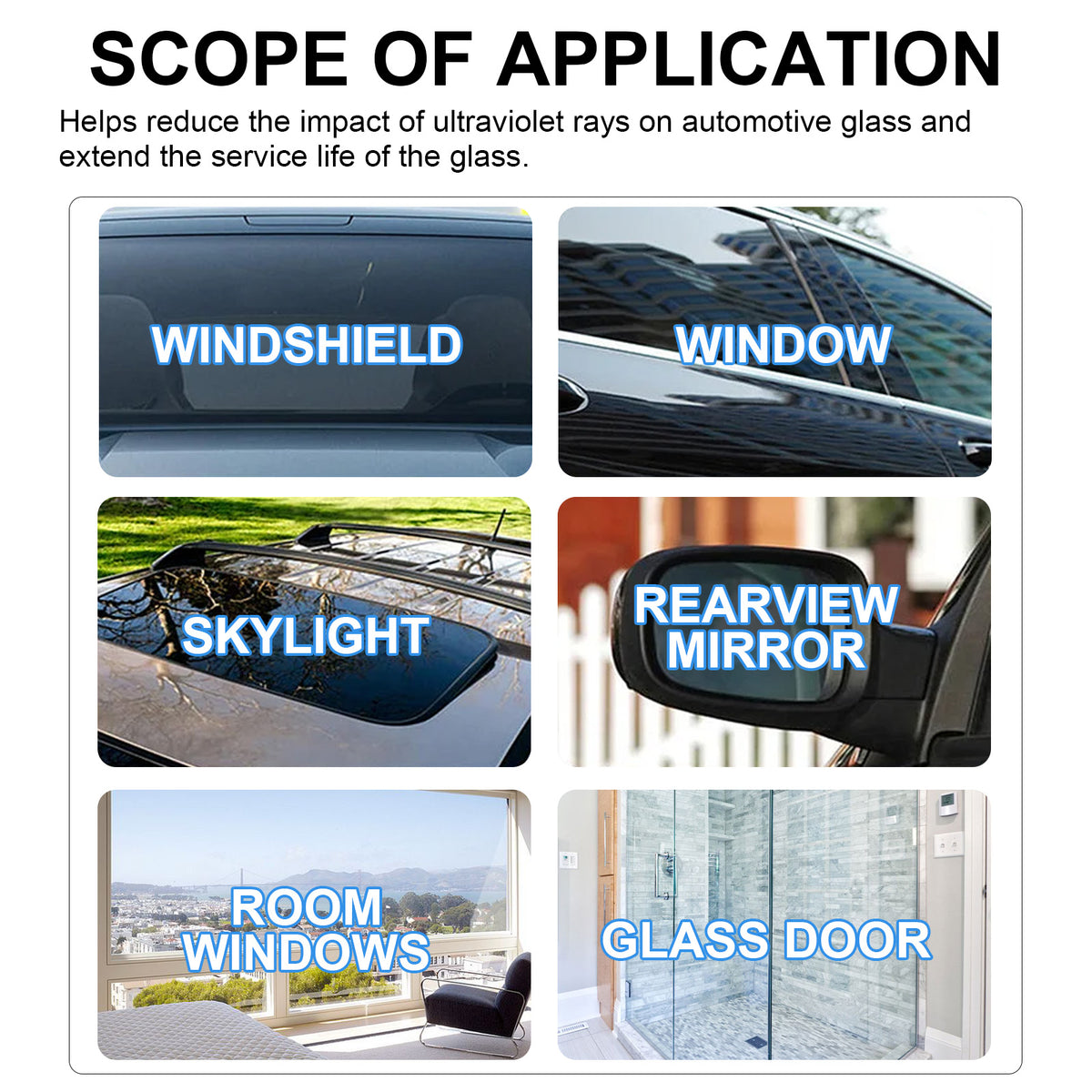 Ceramic Glass Coating for Clearer Car Windows & Shine