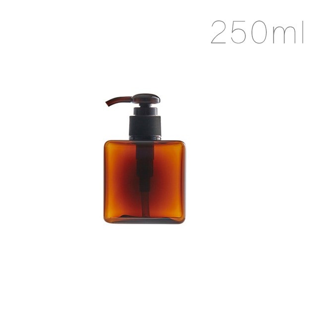 Refillable Square Lotion Pump Bottle for Bathroom Storage