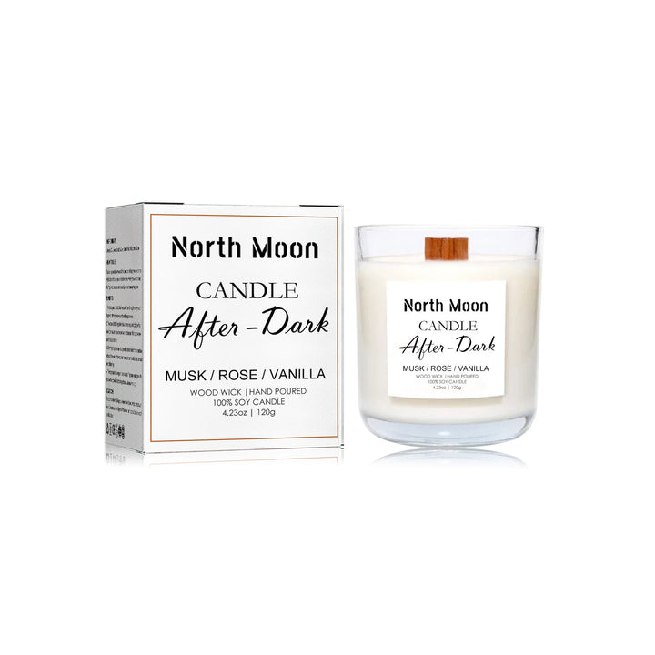 Soy Candle for Romantic Ambiance | Musk Rose Vanilla