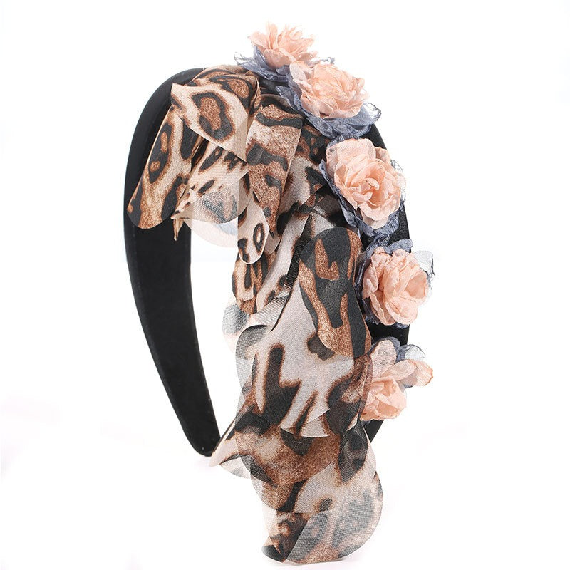 Floral Fabric Headband for Colorful Statement Style