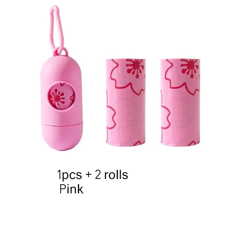 Dog Poop Bags with Dispenser for Easy Walk Cleanup