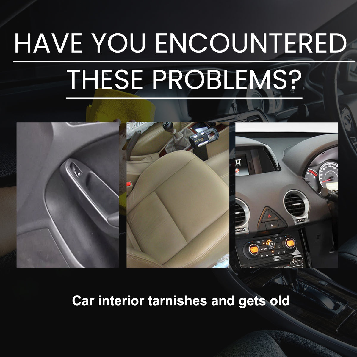 Car Interior Renovation Spray for Refreshed Surfaces