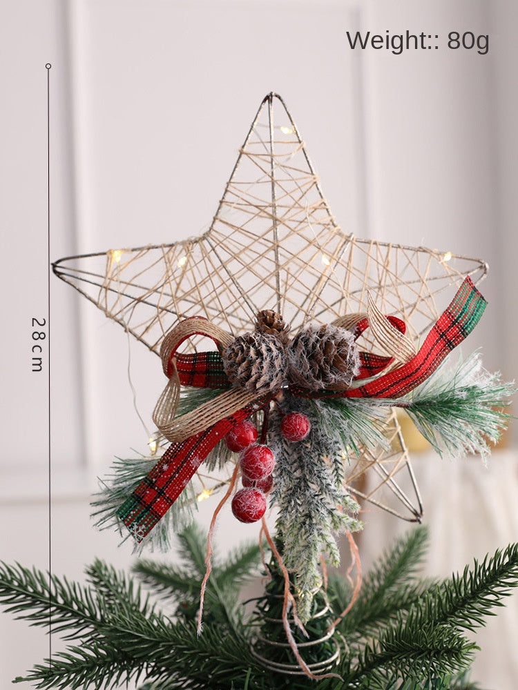Christmas Star Centerpiece With Cozy Warm White Lights
