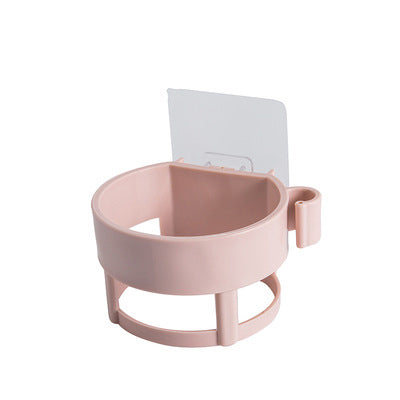 No-Drill Hair Dryer Wall Holder for Bathroom Storage