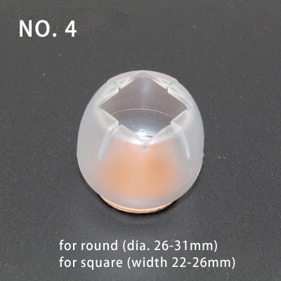 Silicone Chair Leg Caps That Stop Floor Scratches & Noise