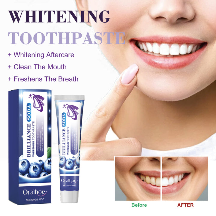 Whitening Toothpaste for Fresh Breath & Clean Teeth