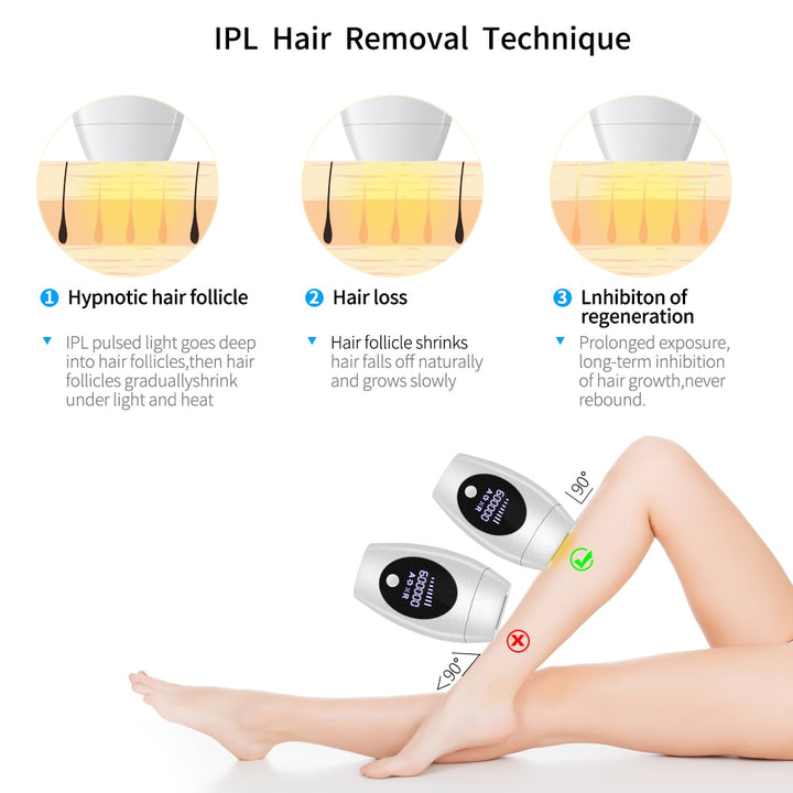 IPL Hair Removal Device for Long-Lasting Smoothness
