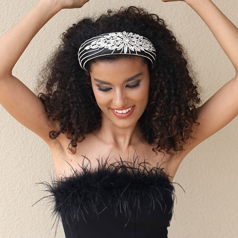 Baroque Rhinestone Headband for Glamorous Event Style
