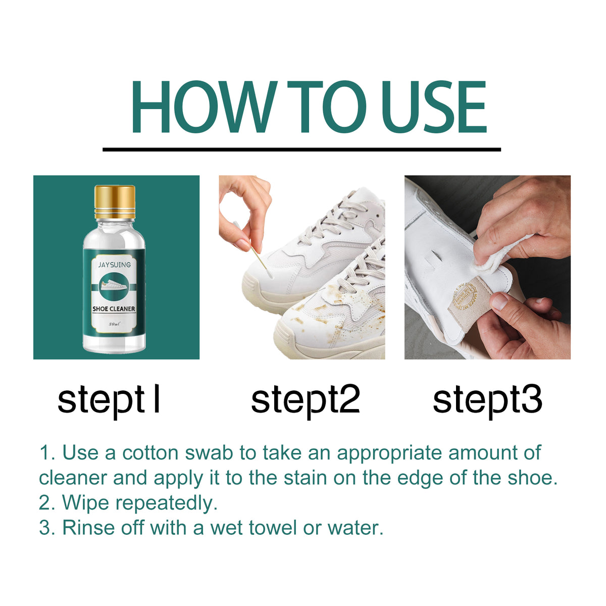 Shoe Cleaner for White Sneakers | Stain & Dust Care