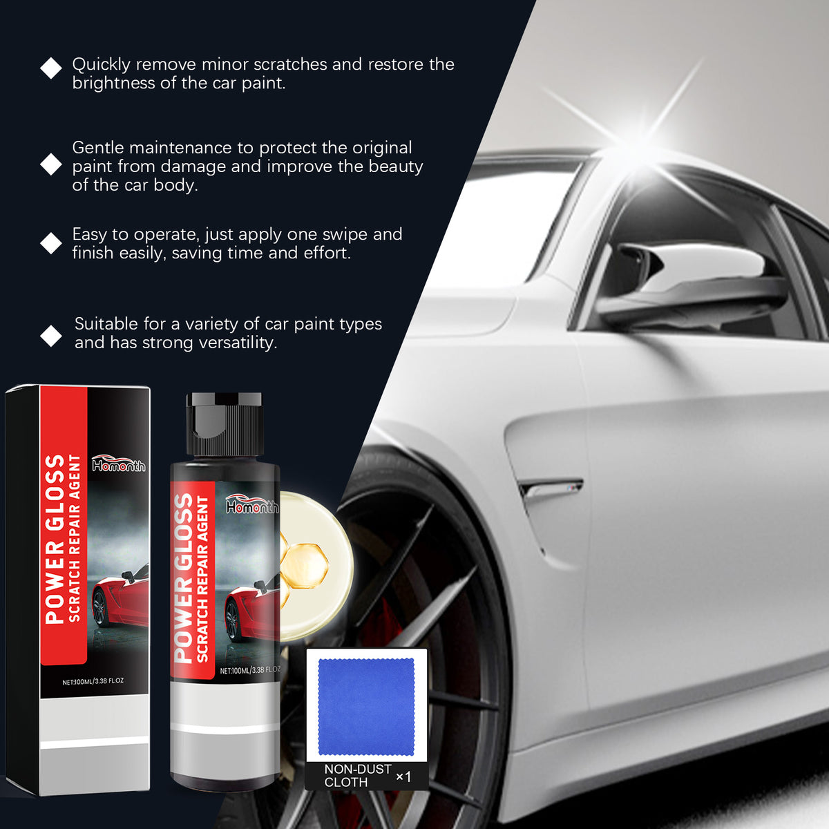 Car Scratch Repair Agent for Minor Paint Scratches