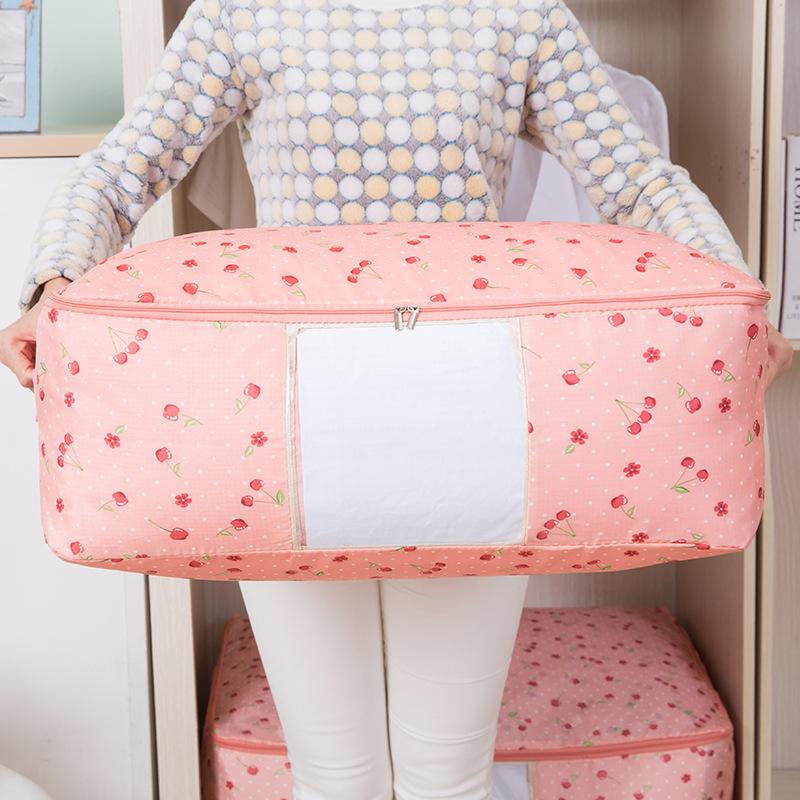 Clear-Window Storage Bags for Duvets and Clothes
