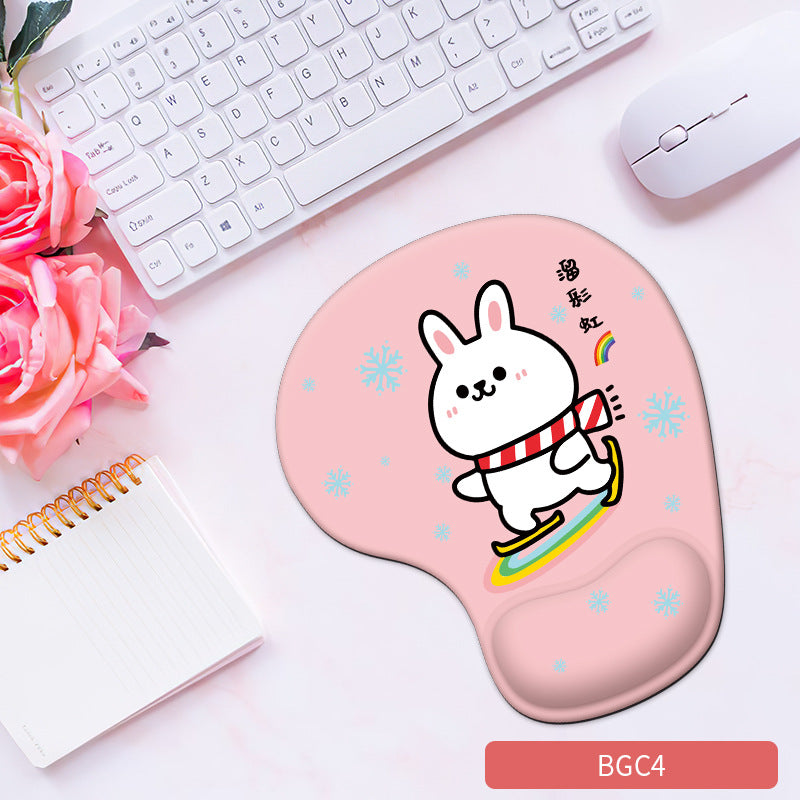 Silicone Wrist Mouse Pad with Cushioned Wrist Support