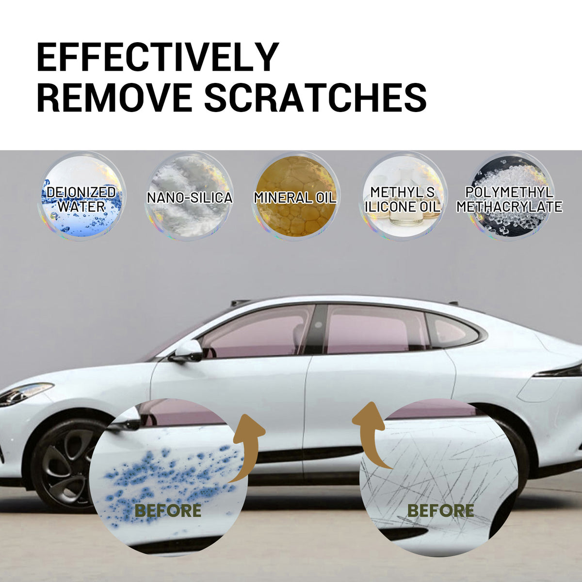 Car Scratch Removal Wax for Light Paint Scratches