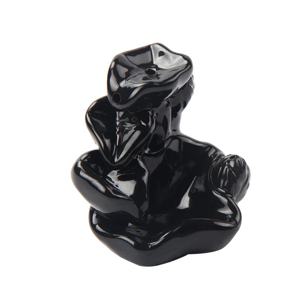 Ceramic Backflow Incense Burner for Waterfall Smoke