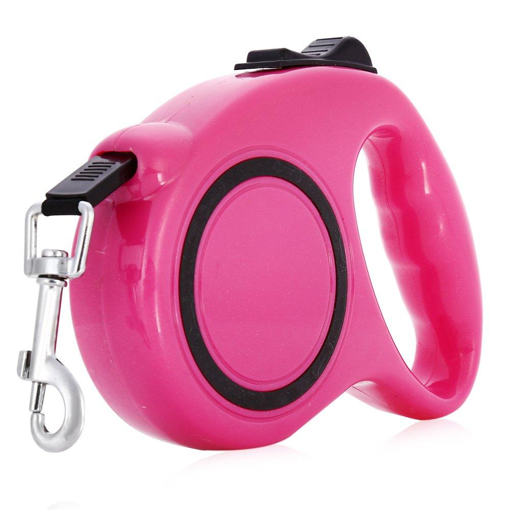 Retractable Dog Leash with One-Handed Lock, 3M or 5M
