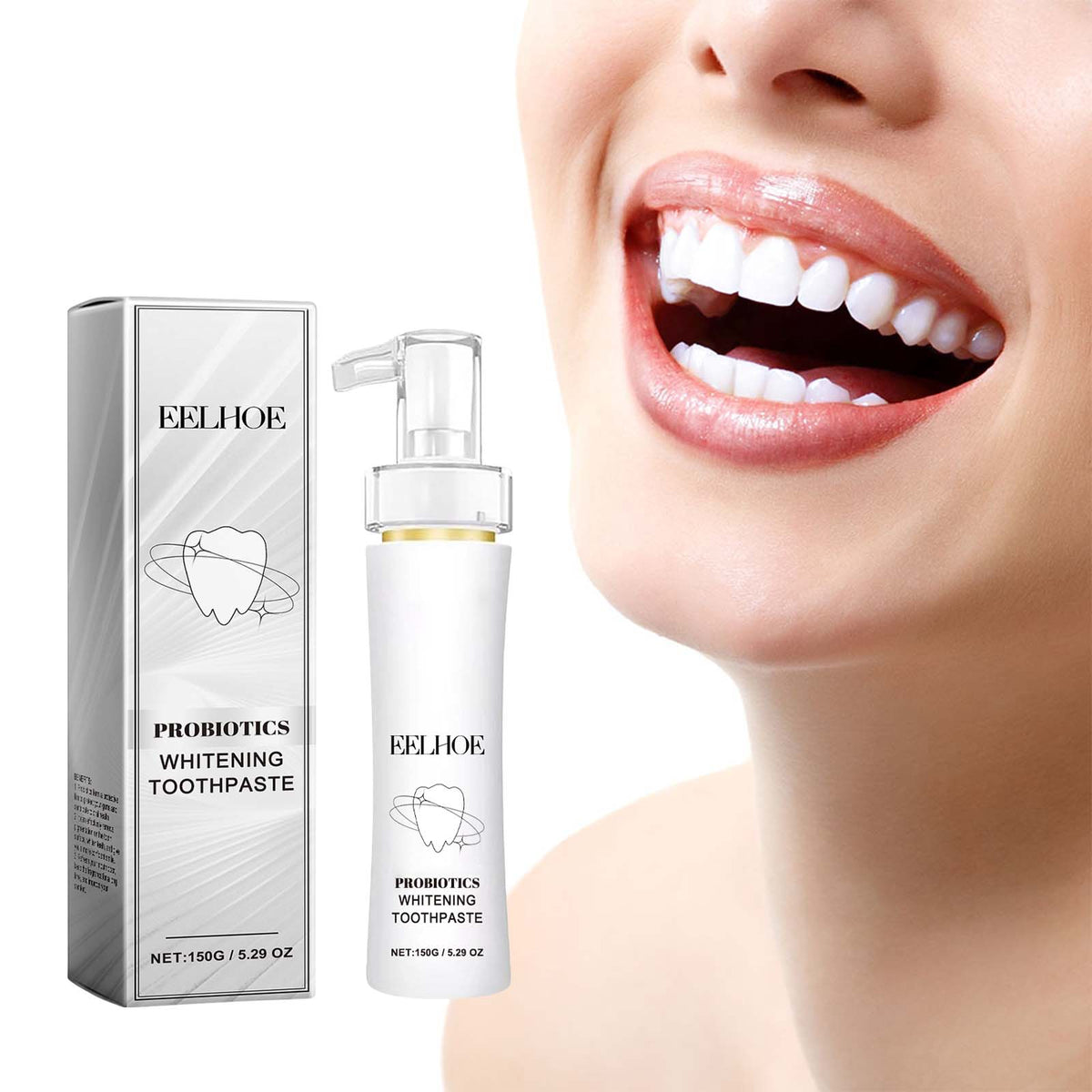 Probiotic Whitening Toothpaste Pump For Surface Stains