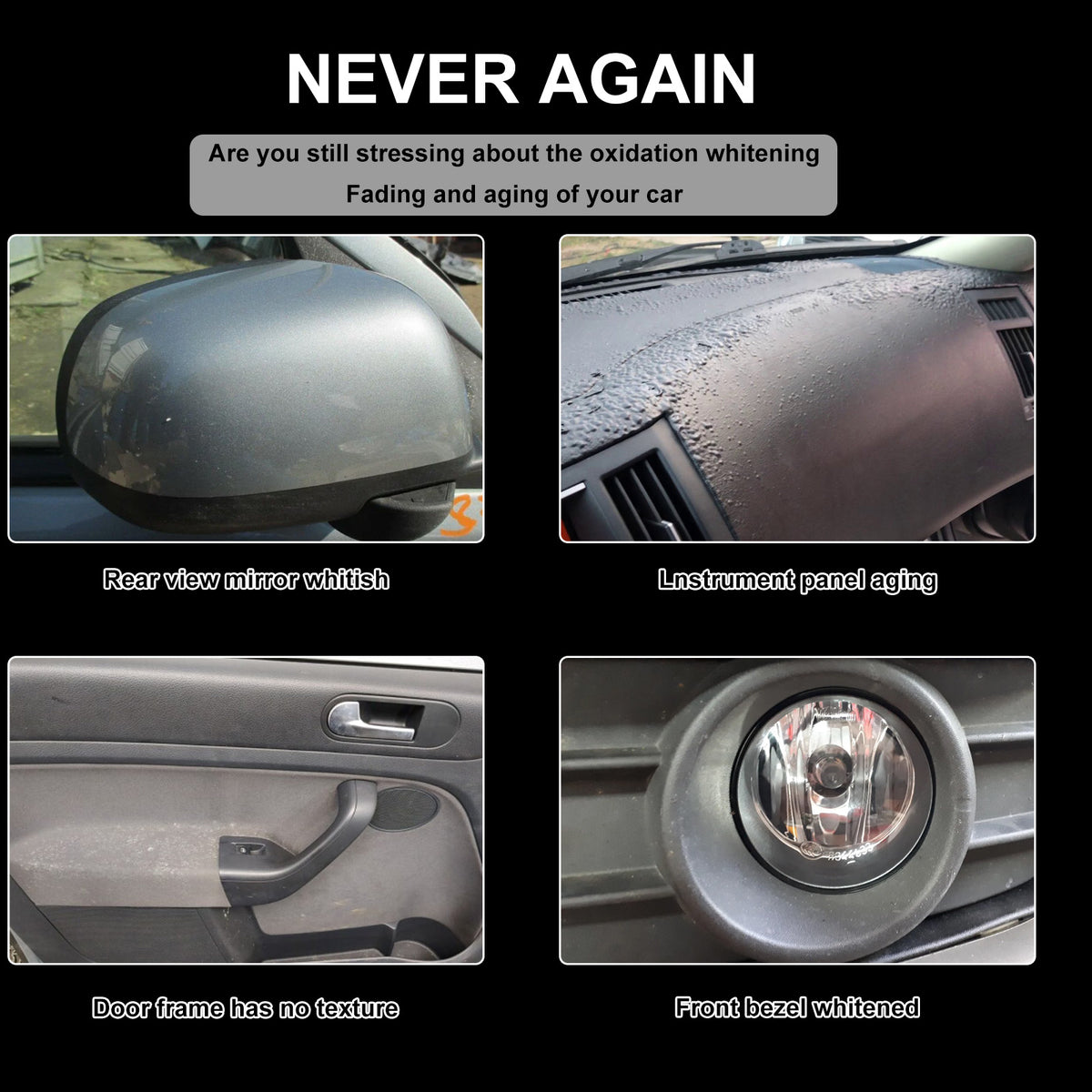 Automotive Coating Spray for Bright, Refreshed Trim