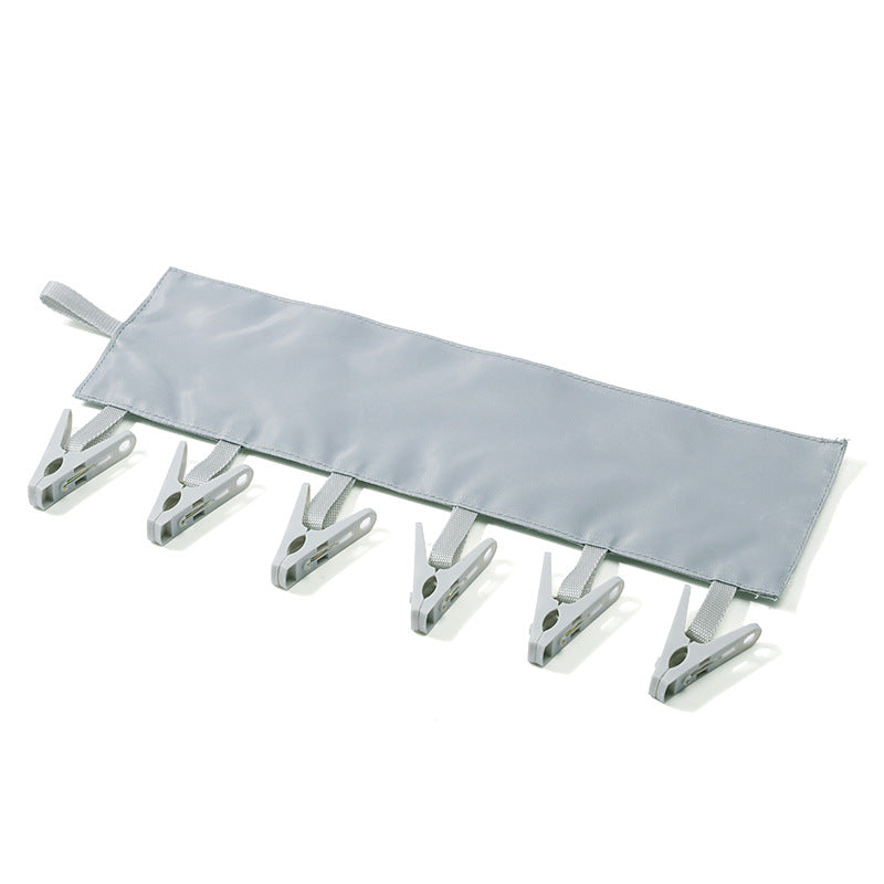 Portable Hat Drying Hanger with Spring Clips for Caps