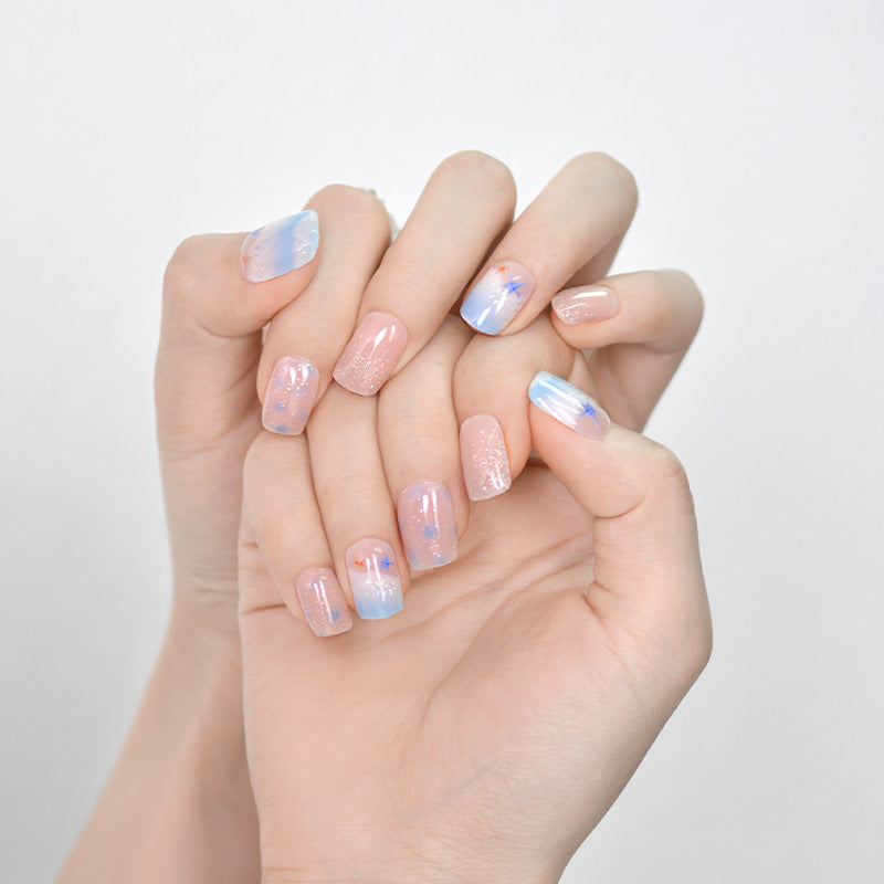 Semi-Cured UV Gel Nail Stickers — Salon Art in Seconds