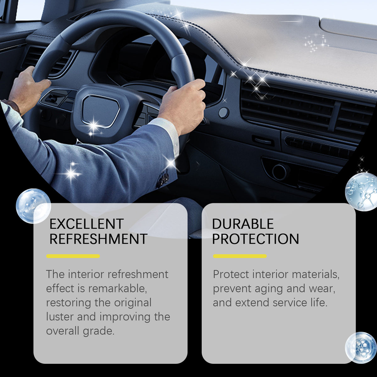 Car Interior Foam Cleaner for a Fresh, Protected Finish