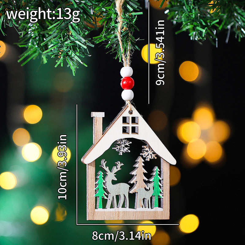 Wooden Christmas Ornaments for Rustic Holiday Charm