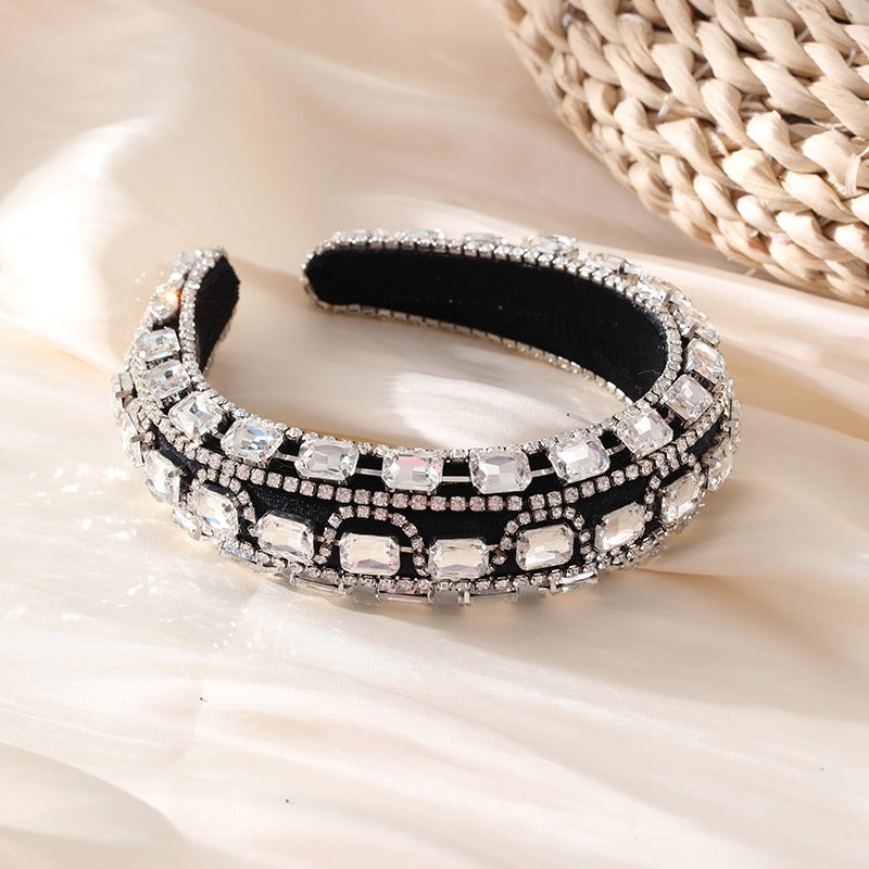 Baroque Rhinestone Headband for Instant Retro Glam
