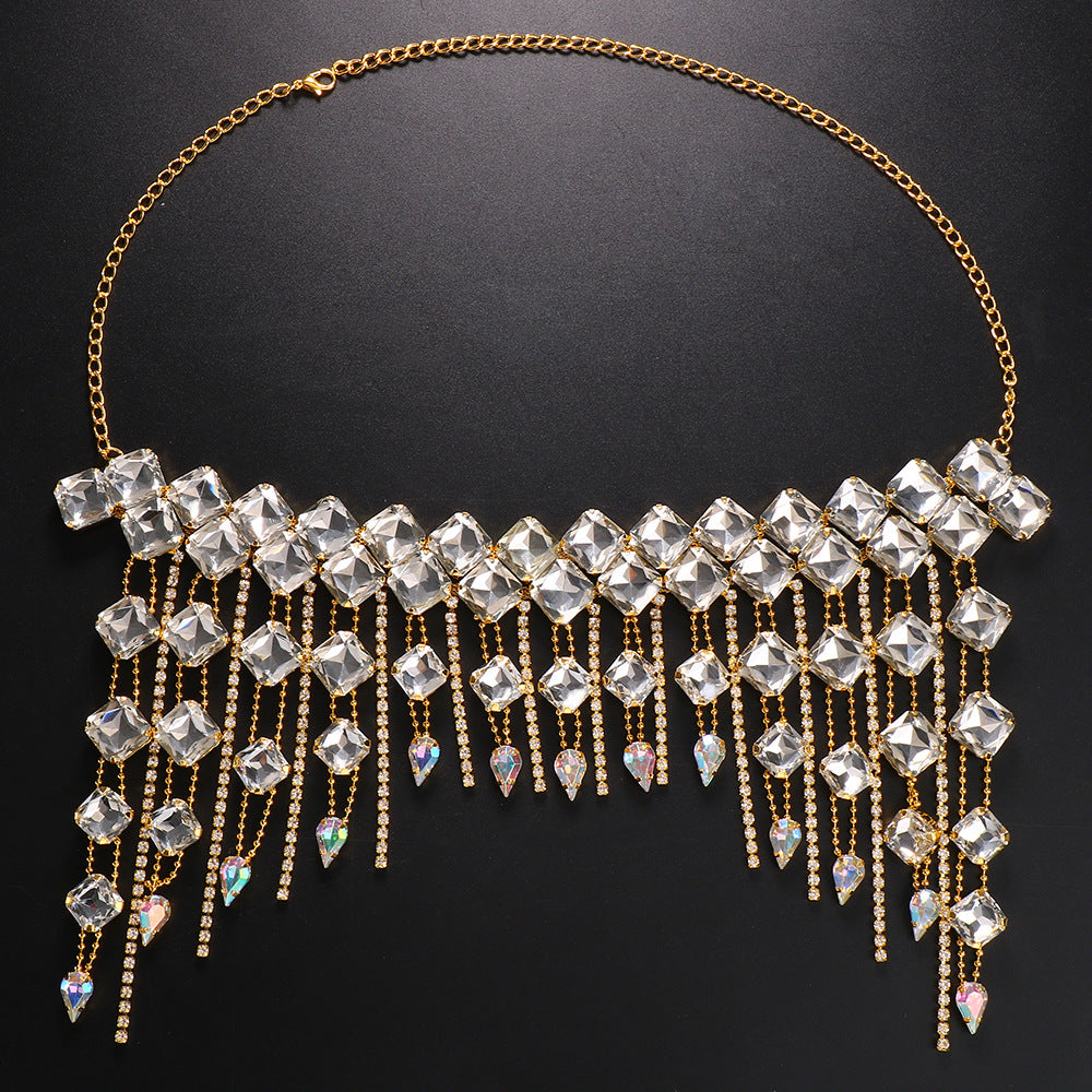 Hair Chain Headpiece for Dramatic Festival Sparkle