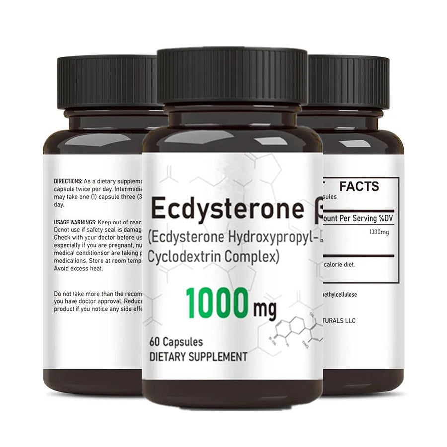 Ecdysterone Capsules — 1000mg Lean Muscle Growth & Strength
