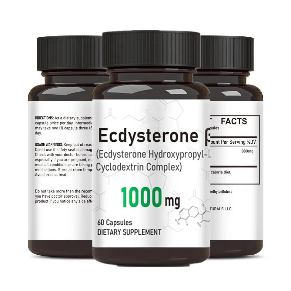 Ecdysterone Capsules — 1000mg Lean Muscle Growth & Strength