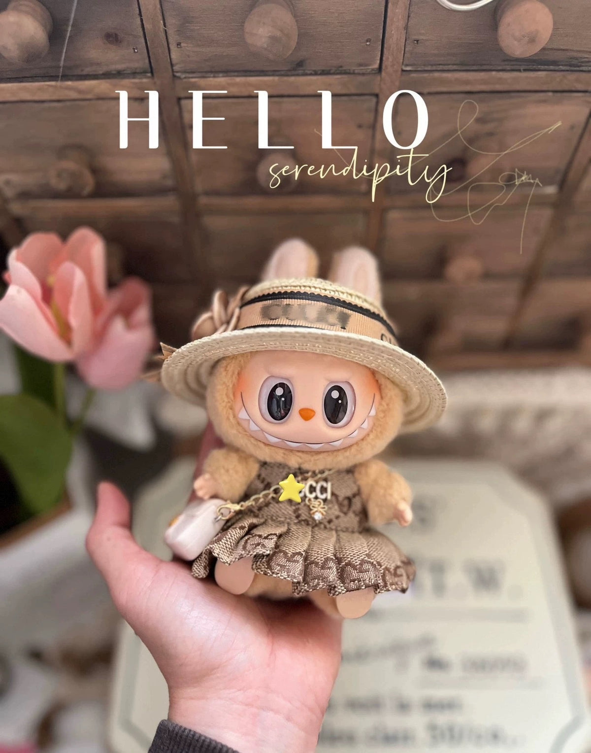 Labubu Doll Clothes & Accessories for Miniature Style