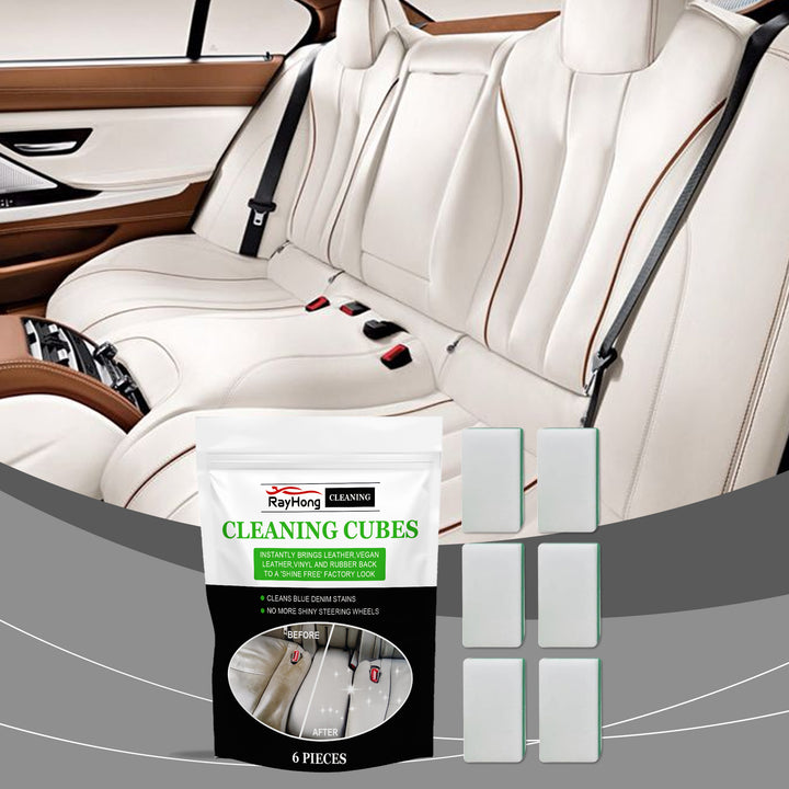 Leather Cleaning Sponge Cubes for Car Seats & Vinyl