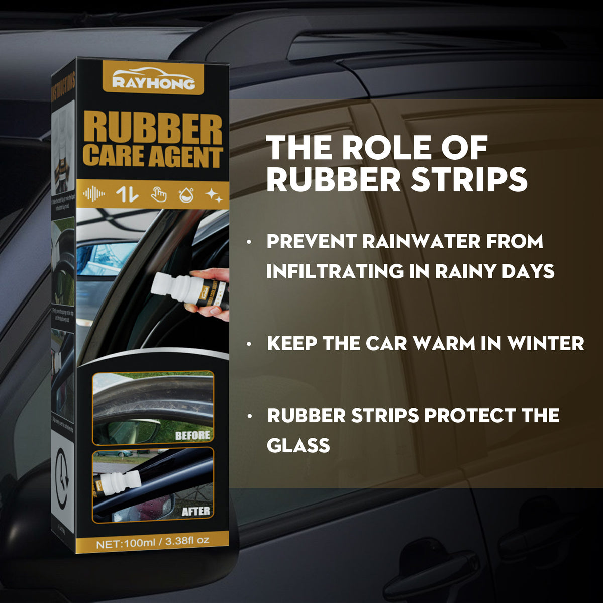 Automotive Rubber Seal Care for Cracks, Aging & Moisture